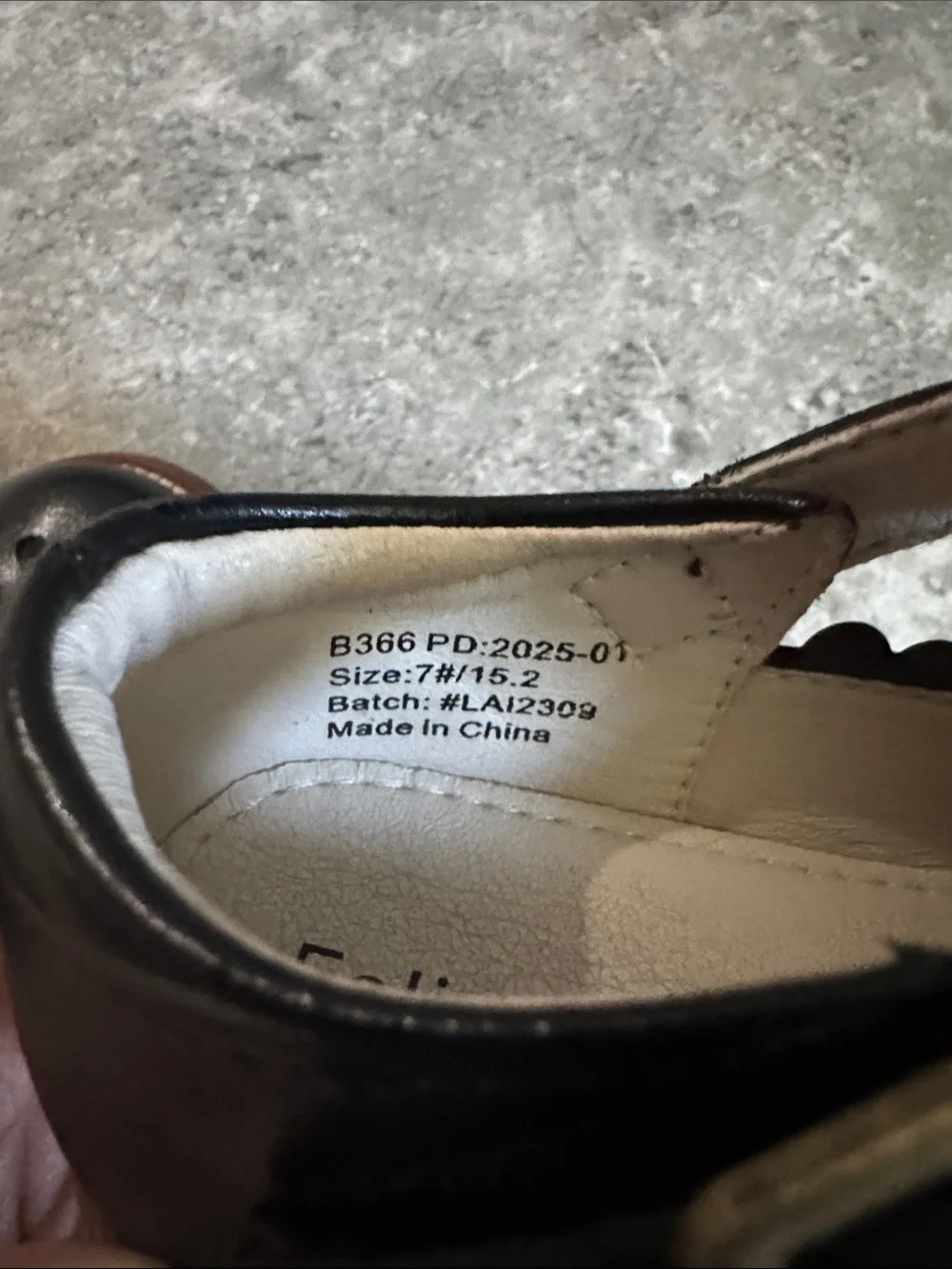 Black Toddler Mary Jane Shoes